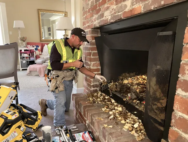 Safe screening installation by Abington Chimney Sweep in Abington, MA
